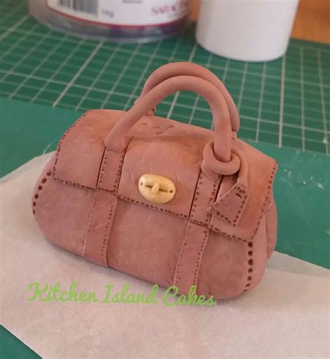 designer handbag cakes|fondant handbag cake topper.